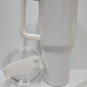 Termo 40oz blanco caja con 100pzs