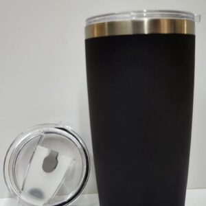 Termo 20oz negro caja de 25pz