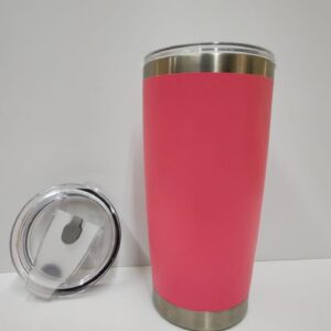 Termo 20oz rosa neón caja de 25pzs